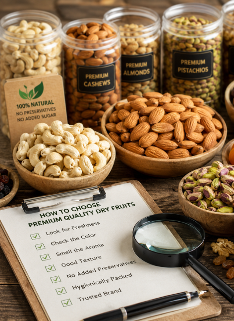 How to Choose Premium Quality Dry Fruits: A Complete Buying Guide