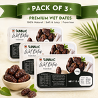 SUNNAC Premium Wet Dates from Iran – Pack of 3 | 400g Each