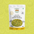SUNNAC Premium Green Raisins (Kishmish) – 500g | Naturally Sweet, Soft & Juicy