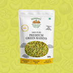 SUNNAC Premium Green Raisins (Kishmish) – 500g | Naturally Sweet, Soft & Juicy