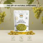 SUNNAC Premium Green Raisins (Kishmish) – 500g | Naturally Sweet, Soft & Juicy