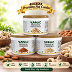 Premium Nut Combo – Almonds, Cashews & Pistachios | Pack of 3| Almonds-140gm,cashwes-140 gm.Pistachios-120gm|Total weight -400gm