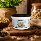 SUNNAC Roasted Cashew Nuts with Black Pepper – 140g | Crunchy, Bold & Pepper Flavoured