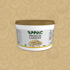 SUNNAC Premium Whole Cashews (Kaju) – 140g | Fresh, Crunchy & Handpicked
