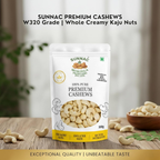 SUNNAC Premium Whole Cashews (Kaju) – 140g | Fresh, Crunchy & Handpicked