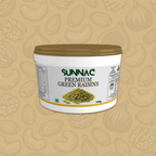 SUNNAC Premium Green Raisins (Kishmish) – 140g | Naturally Sweet, Soft & Juicy