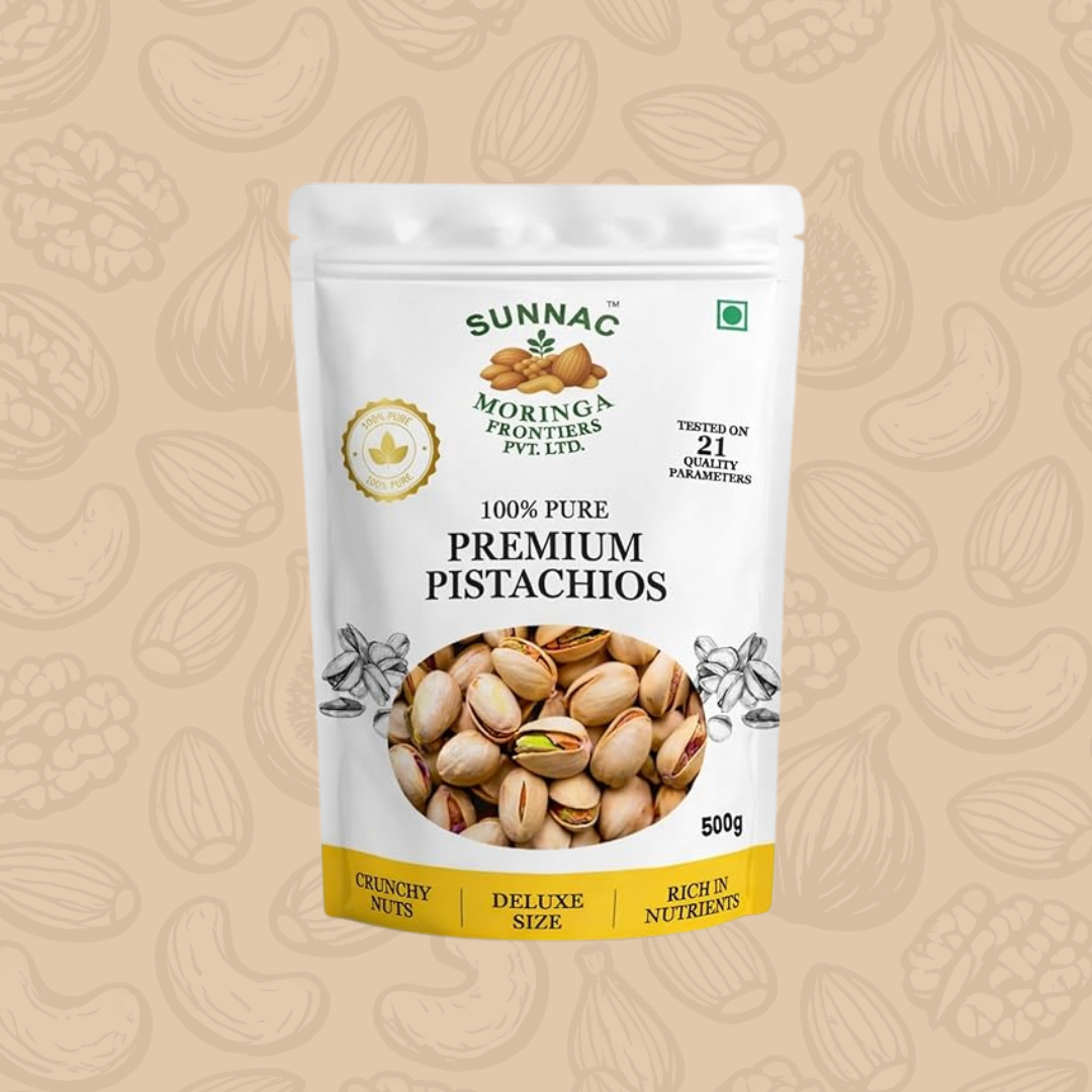 SUNNAC Premium Pistachios – 140g | Fresh, Crunchy & Naturally Delicious