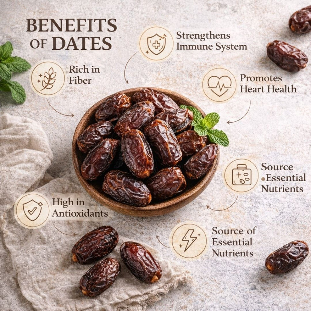 SUNNAC Premium Wet Dates – 400g | Soft & Juicy Khajur | Naturally Sweet & Fiber Rich